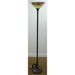  Art Nouveau style standard lamp, H175cm (This item is PAT tested - 5 day warranty from date of sale)  