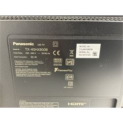 Panasonic 40' TV with remote