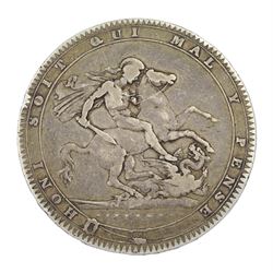 George III 1819 crown coin