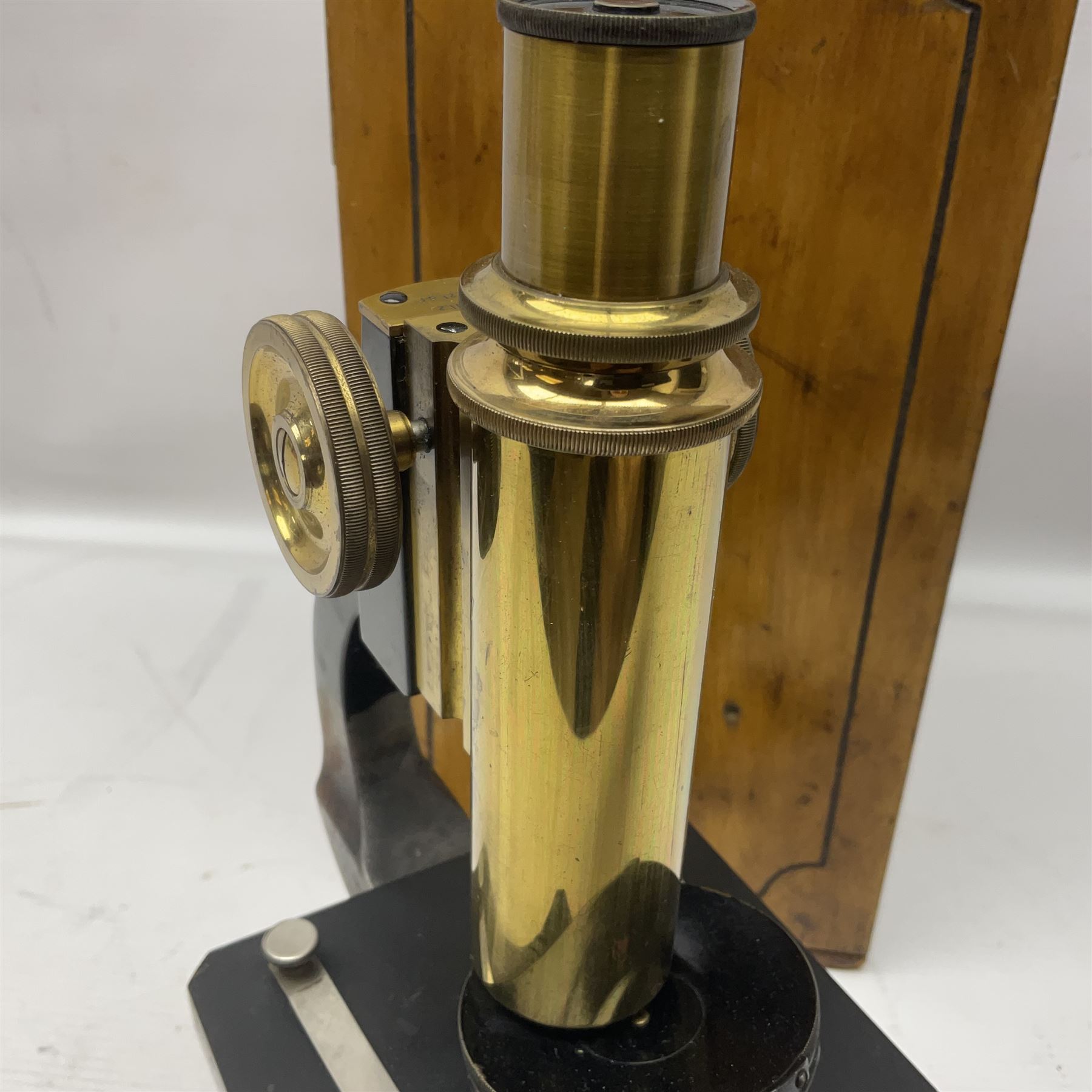 Three microscopes, comprising Ernst Leitz Wetzlar, W Watson & Sons service II no 125485, W Watson & Sons Bactil binocular no 115722, all boxed  