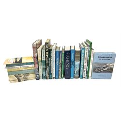 Collection of books relating to fishing, to include Big Fish of Salt Water, The  Great Salmon Rivers of Scotland, To Rise a Trout, Tales from the Water's Edge, etc