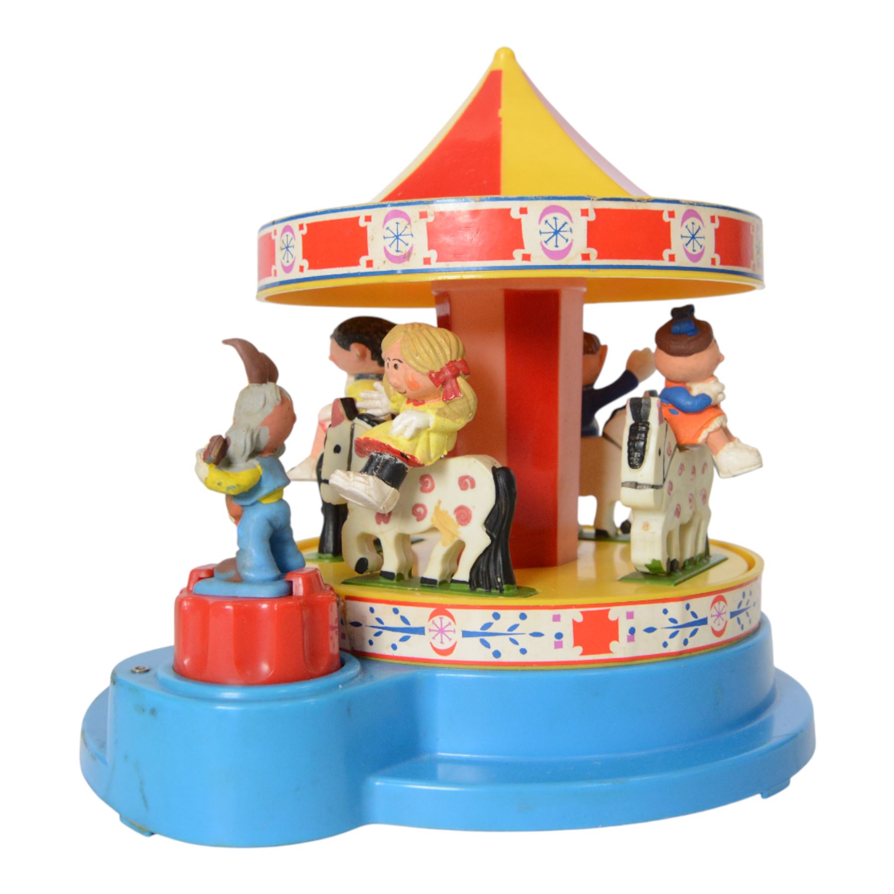 1970s Corgi Magic Roundabout musical carousel no. 852,  modelled with five figures, boxed