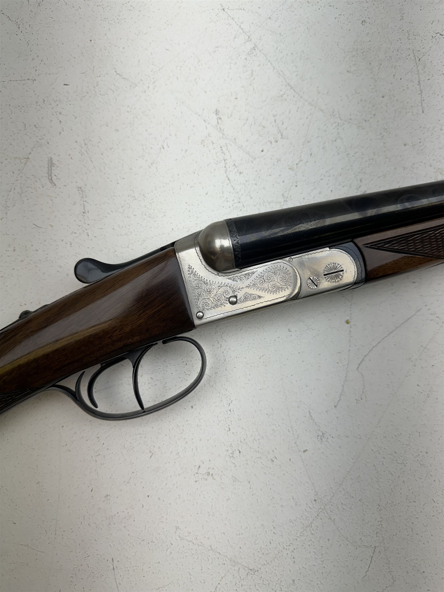 SHOTGUN CERTIFICATE REQUIRED - Ugartechea retailed by Parker-Hale Spanish 12-bore double boxlock ejector side-by-side double barrel shotgun with 71cm(28