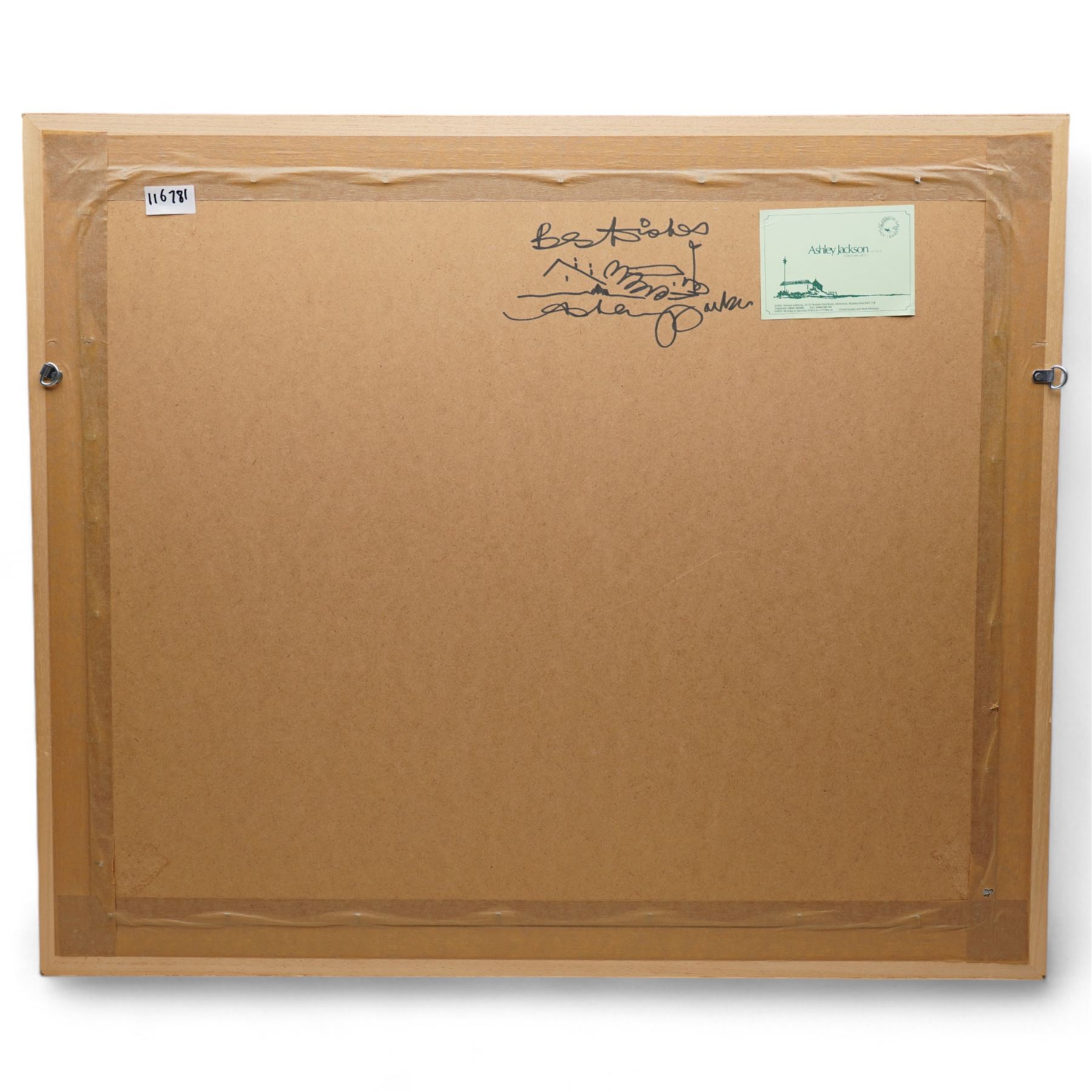 Ashley Jackson (Yorkshire 1940-): 'Muker' Swaledale, watercolour signed, titled on accompanying certificate of authenticity 41cm x 55cm
Provenance: Purchased directly from the artist as part of his TV series 'A Brush with Ashley'