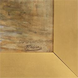 Robert Jobling (Staithes Group 1841-1923): 'Dordrecht', watercolour signed titled and dated July 1903, 37cm x 51cm 