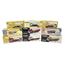 Corgi - nine die-cast commercial vehicles comprising four Building Britain Series 14401, 14501, 13905 and 24502; London Brick Company 26401; three Guy lorries 29001, 29101 & 29401; and BRS Tipper 10201; most limited editions; all boxed (9)
