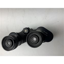 Quantity of binoculars for spares and repair, to include Cogswell & Harrison Primic 8x30, Prinz 8x30, Telstar 35x60, Zeiss Wetzland 8x40 etc