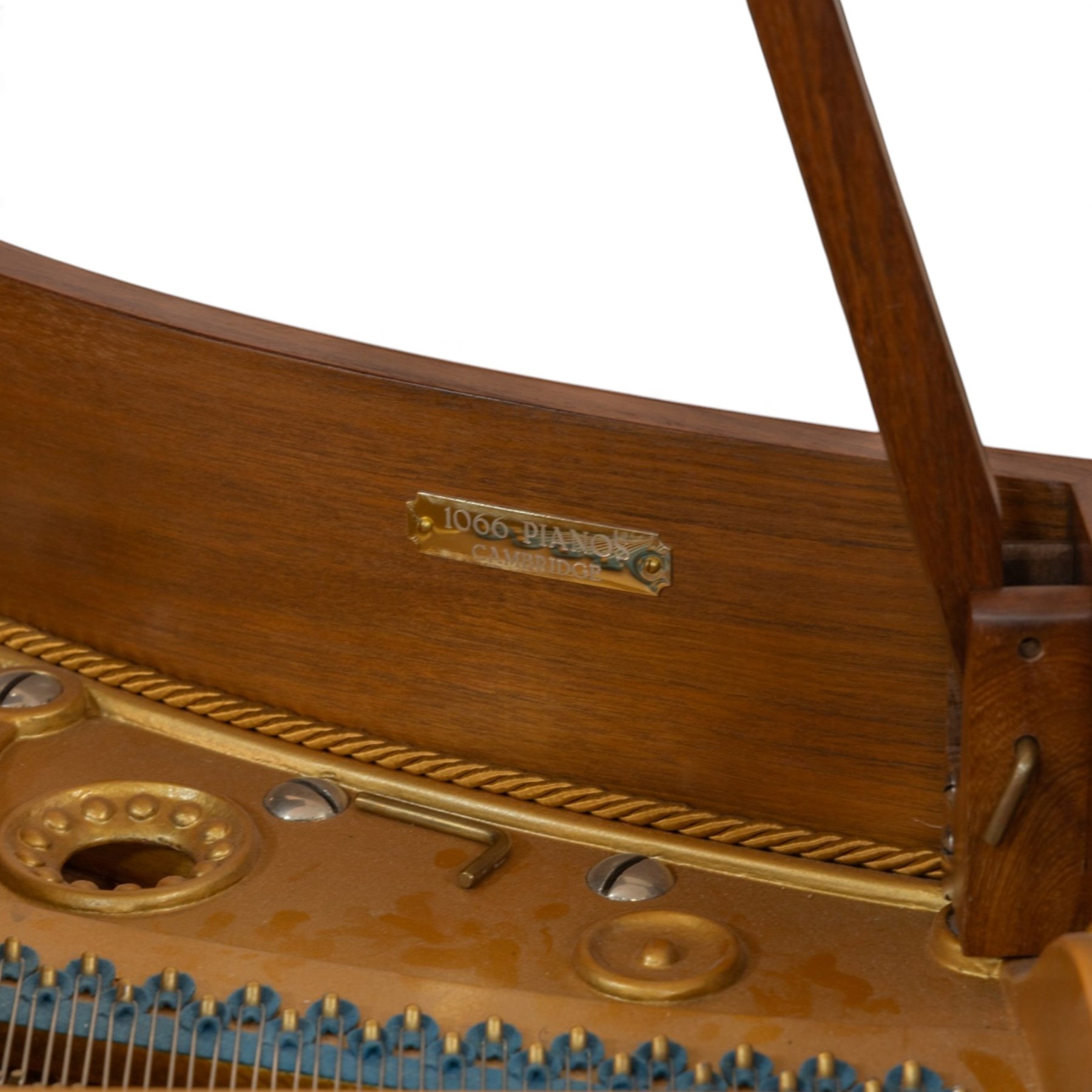 Edwardian C. Bechstein mahogany cased baby grand piano, serial no. 84403 circa 1907, retailed by 1066 Pianos Cambridge, raised on turned and faceted tapering supports terminating in brass castors, H100cm, L183cm
This item has been registered for sale under Section 10 of the APHA Ivory Act
