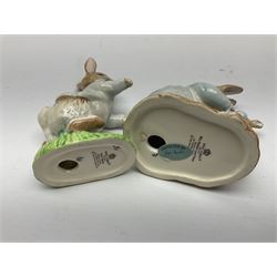 Twelve Royal Albert Beatrix Potter figures, including Mr Alderman Ptolemy, Peter Rabbit and This Pig Had None, etc, some boxed, together with four Royal Worcester Noddy figures, including Big Ears and PC Plod, boxed