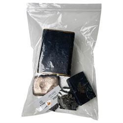 Silver cased Elgin pocket watch, Thai silver belt buckle, silver cigarette case and money clip