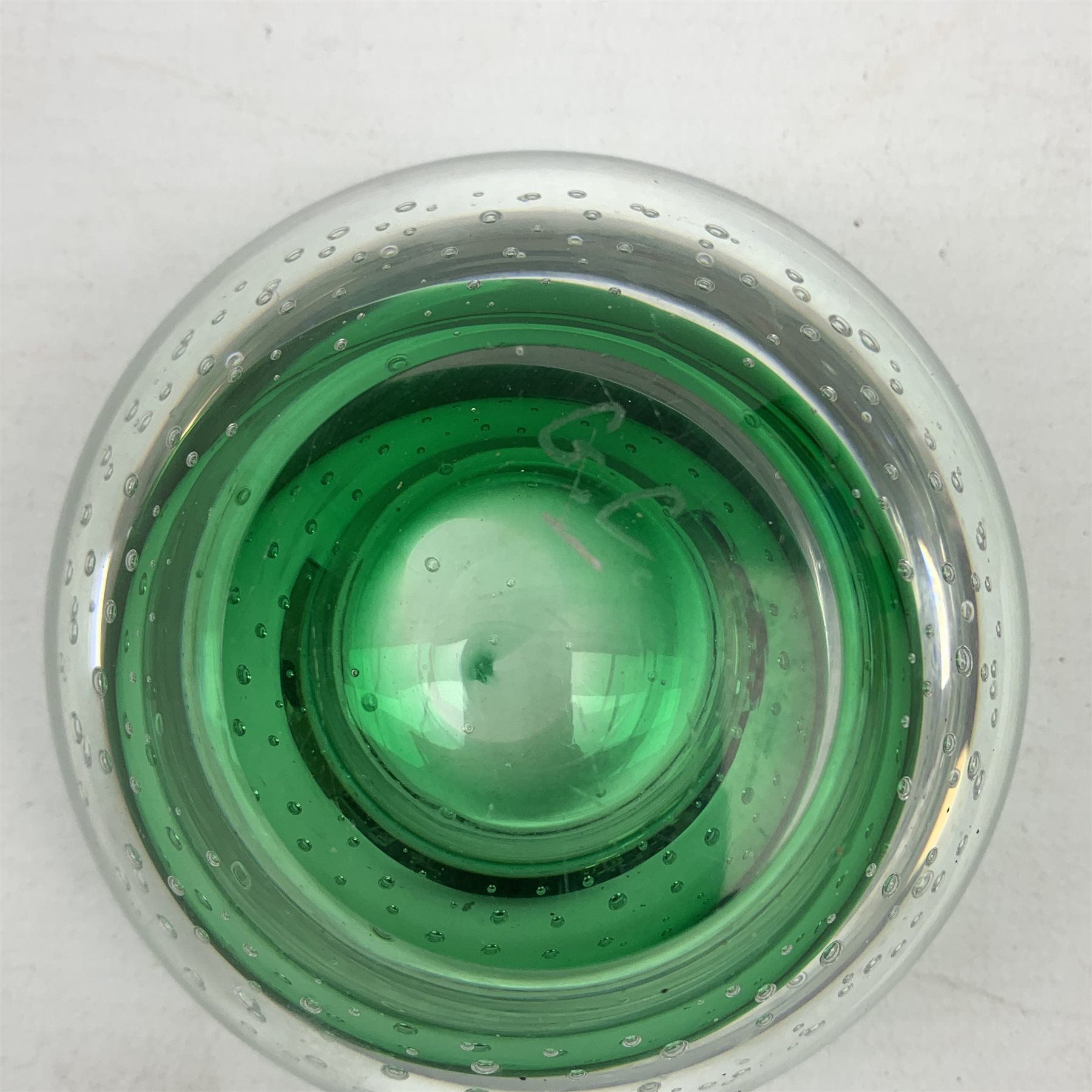 RTV - A selection of Art Glass, to include a paperweight with internal yellow drop centre designed by Catherine Hough, marked beneath C. Hough, plus pieces by Caithness, Whitefriars, Andrew Sanders, and Strombergshyttan.