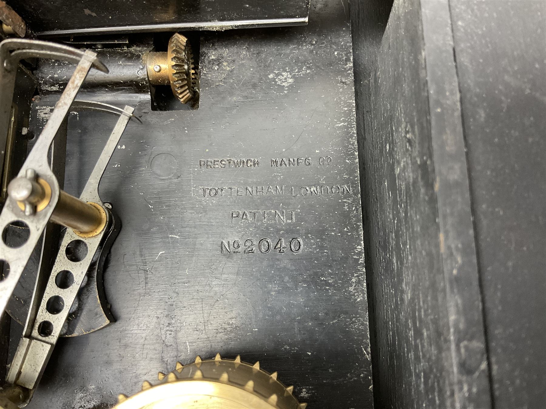 19th Century 'Empire cinematograph camera No.3, Manufactured by W.Butcher & Sons ltd'  in a wooden box with hinged handle 