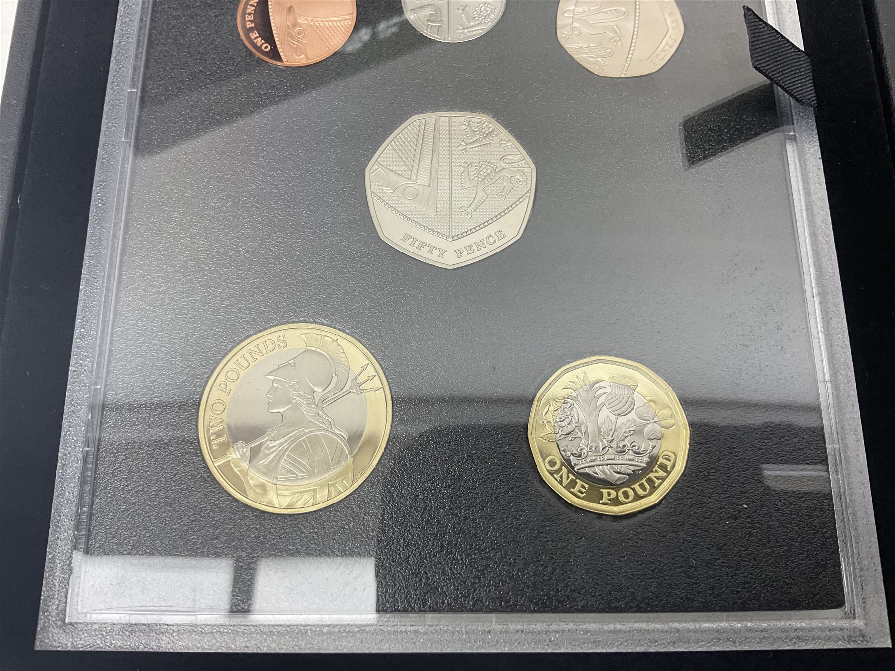 The Royal Mint United Kingdom 2018 proof coin set collector edition, cased with certificate