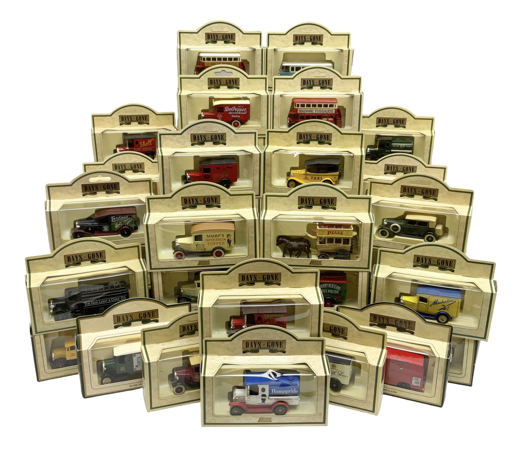 Seventy-six Lledo/ Days Gone die-cast models, all boxed (76)