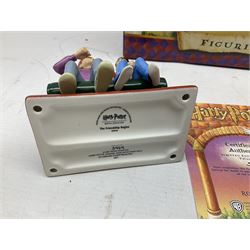 Three Royal Doulton limited edition Harry Potter groups - 'Harry's 11th Birthday' No.2967/5000; 'The Journey To Hogwarts' No.990/5000; and 'The Friendship Begins' No.3969/5000; all boxed with certificate (3)