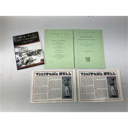 Over ninety booklets and pamphlets of Hull and East Yorkshire interest including railways, docks, shipping and fishing industry, crime, street scenes, art, history etc