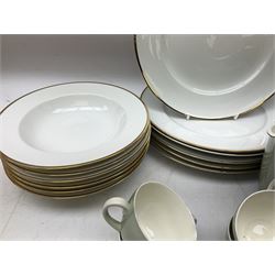 Thomas Jonelle dinner wares for six comprising dinner plates, side plates and bowls, together with Denby coffee service for six