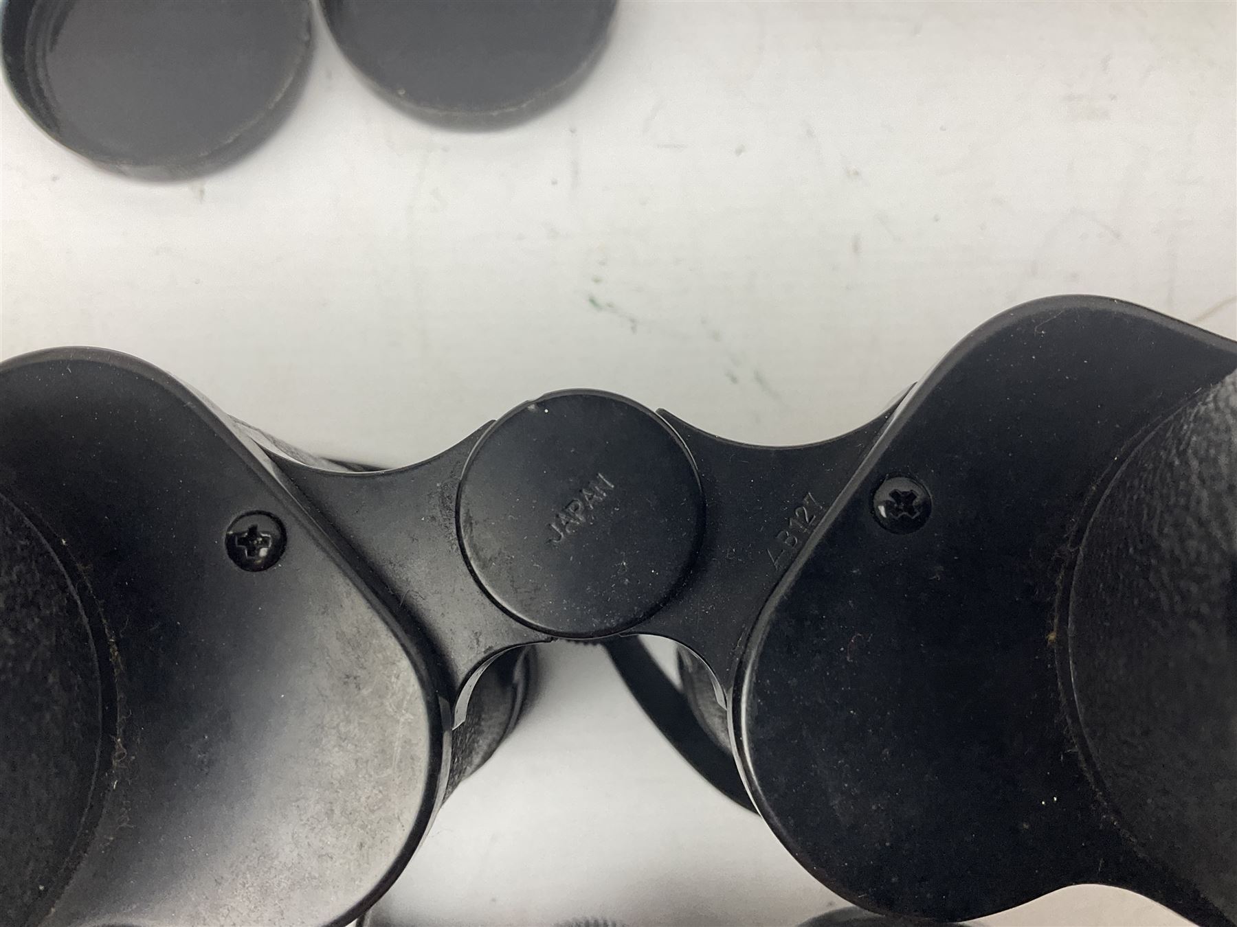 Six cased pairs of Pentax binoculars, comprising 10x50 Field, no. 604, Asahi 7x50, Asahi 10x50, Asahi 8x40, Asahi 16x50,  Asahi 10x50 No. 62611