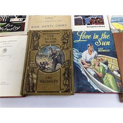 Leo Walmsley: a collection of Novels mostly 1st ed. including Phantom Lobster, signed by the author, Love in the Sun, The Happy Ending, Angler's Moon, Sally Lunn, The Silver Blimp, Love in the Sun, Paradise Creek, Fishermen at War, Golden Waterwheel, Sound of the Sea, etc (16)