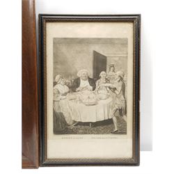 After George Frederick Watts (British 1817-1904): 'Hope', 19th century sepia-toned print possibly pub. Frederick Hollyer 48cm x 36cm; 'Fasting in Lent. Jeuner dans le Carême', mezzotint pub. Carington Bowles 1792, 35cm x 25cm (2)