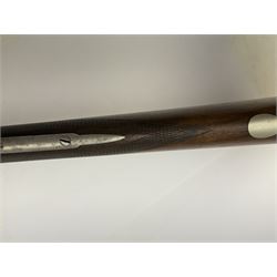 SHOTGUN CERTIFICATE REQUIRED - English 12-bore double trigger side by side double barrel shotgun serial no. 147696 