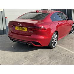 X2 GTS - JAGUAR XE SALOON - 2.0 R-Dynamic HSE 4dr, Automatic ONLY 800 miles

Year: 2019, June
Colour: Firenze Red
Mileage: 800 miles only
Fuel: Petrol
Reg: X2 GTS

As new, with cherished plate, instructions for sale from a local estate.
Buyers premium 10% plus VAT (12% inc.)