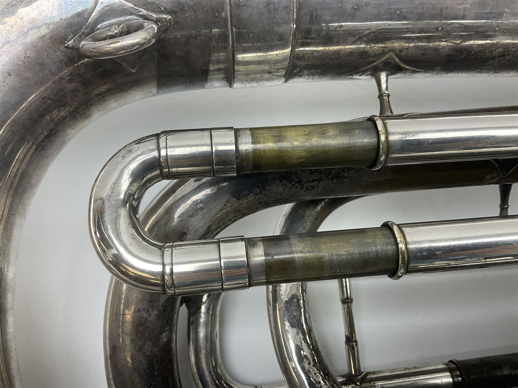 Salvation Army Class A Bb tuba for restoration or display H79cm