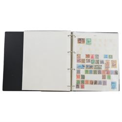 World stamps including Australia, Zimbabwe, Nigeria, Pitcairn Islands, Gilbert and Ellice, Bulgaria, Chile, United States of America, Tunisia, Poland, Greece, China etc, housed in ten ring binder folders