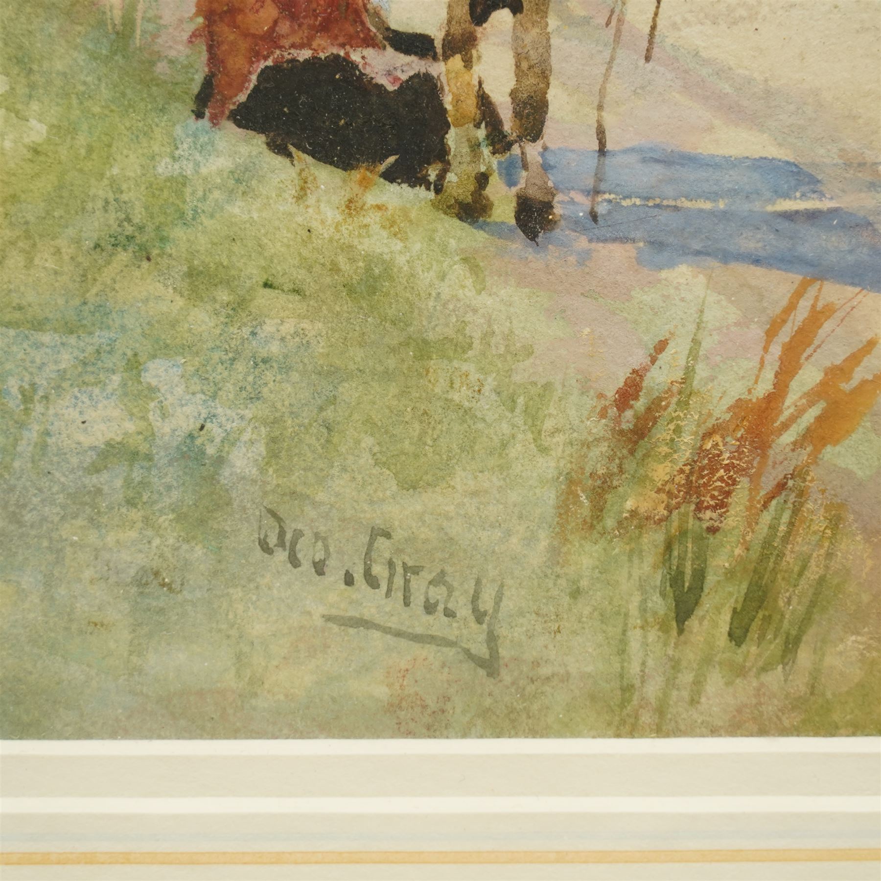 George Gray (Scottish 1880-1940): 'Old Tileworks', watercolour signed 24cm x 36cm