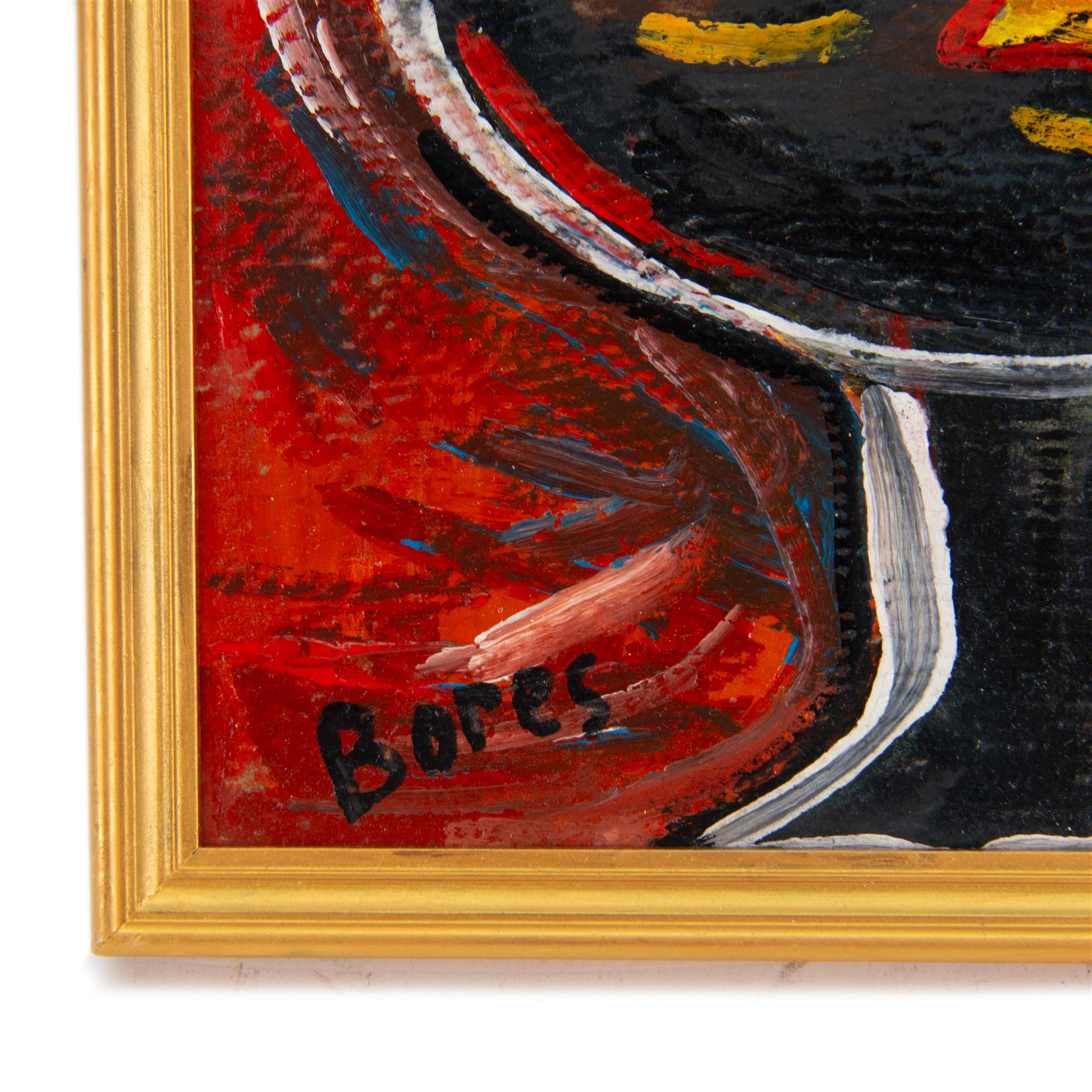 Francisco Bores (Spanish 1898-1972): Still Life of Lemons, oil on board signed 23cm x 25cm
Provenance: with Pontrique-Encadrement, M Duccasse, 17 Pontrique, Bayonne (now Galerie Corsaires), Gallery stamp verso