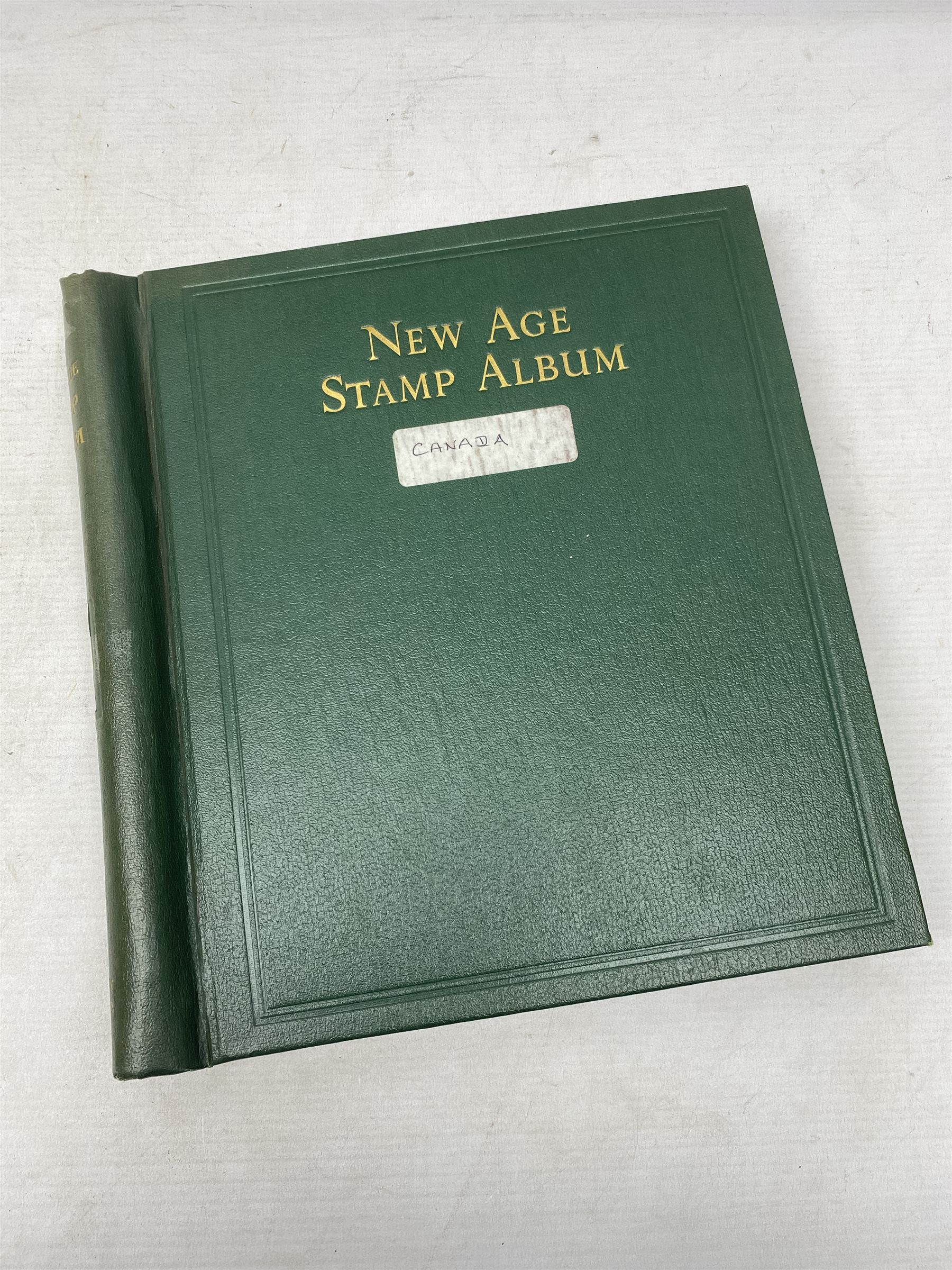 Canada Queen Victoria and later stamps, including 1852-57 six pence, ten pence etc, duplicates throughout showing variation, various King Edward VII issues, stamps on covers, Queen Elizabeth II unused blocks etc, housed in an album
