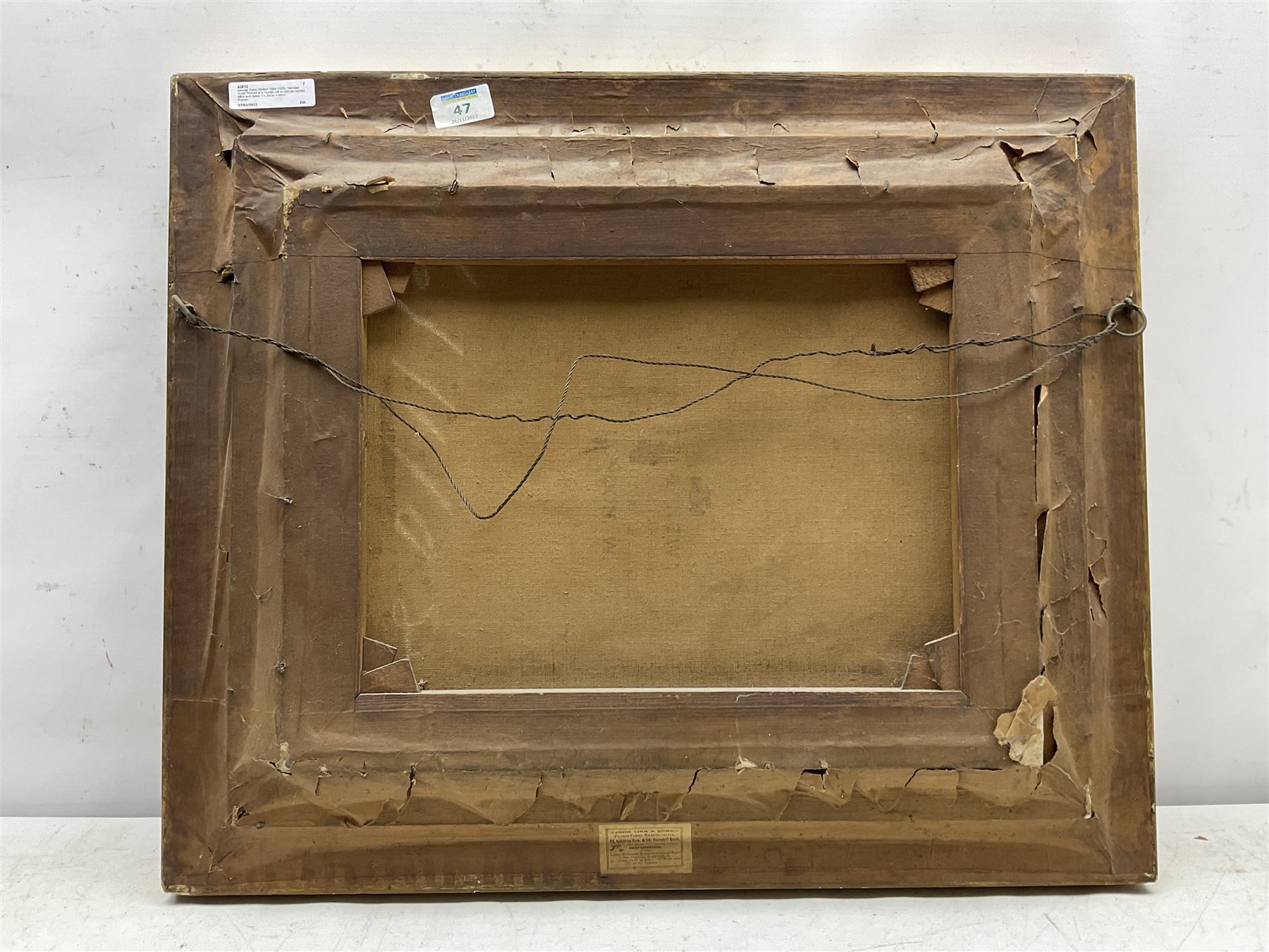 George Paice (British 1854-1925): 'Michael Scott' Portrait of a Hunter, oil on canvas signed titled and dated '11, 34cm x 44cm
Provenance: private collection; with David Duggleby Ltd. 26th November 2012 Lot 47 painted for the previous vendor's family