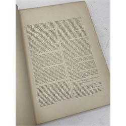  The Book of the Dead - Facsimile of the Papyrus of Ani. 1890. British Museum. Large folio edition. Series of large colour plates. Ex Brighton Public Library with numerous library stamps and library black cloth binding.  