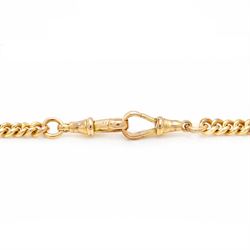 Early 20th century 9ct rose gold Albert / necklace chain by H Samuel Ltd, Birmingham 1929
