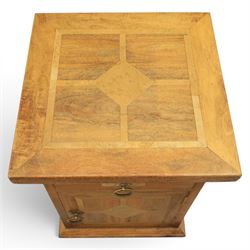 Barker & Stonehouse - pair of 'Flagstone' bedside cabinets, single drawer above a cabinet