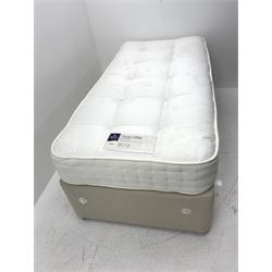 Single 3' divan bed, two storage drawers with Pocket 1000 Classic mattress
