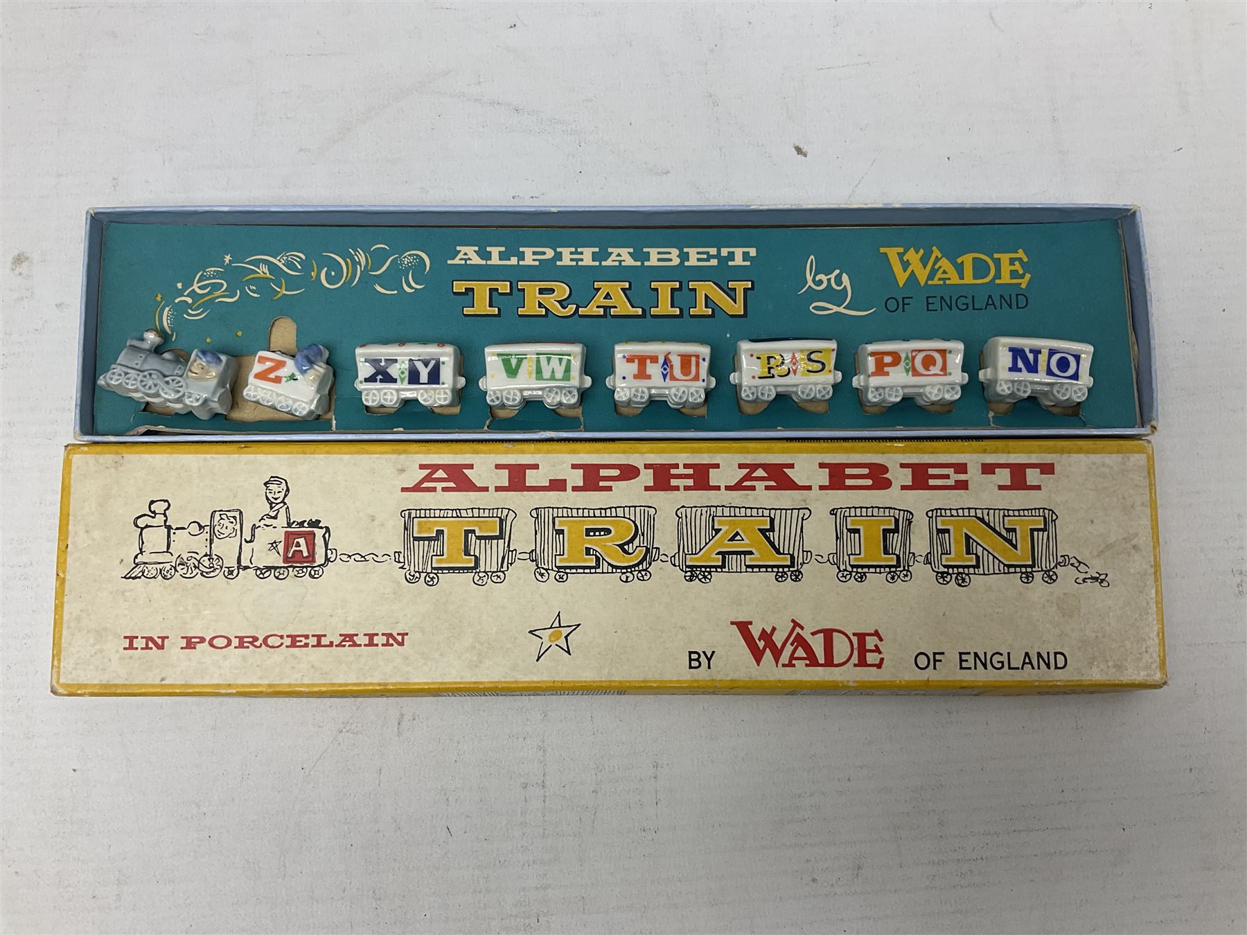 1950s boxed Wade Alphabet Train (a/f)