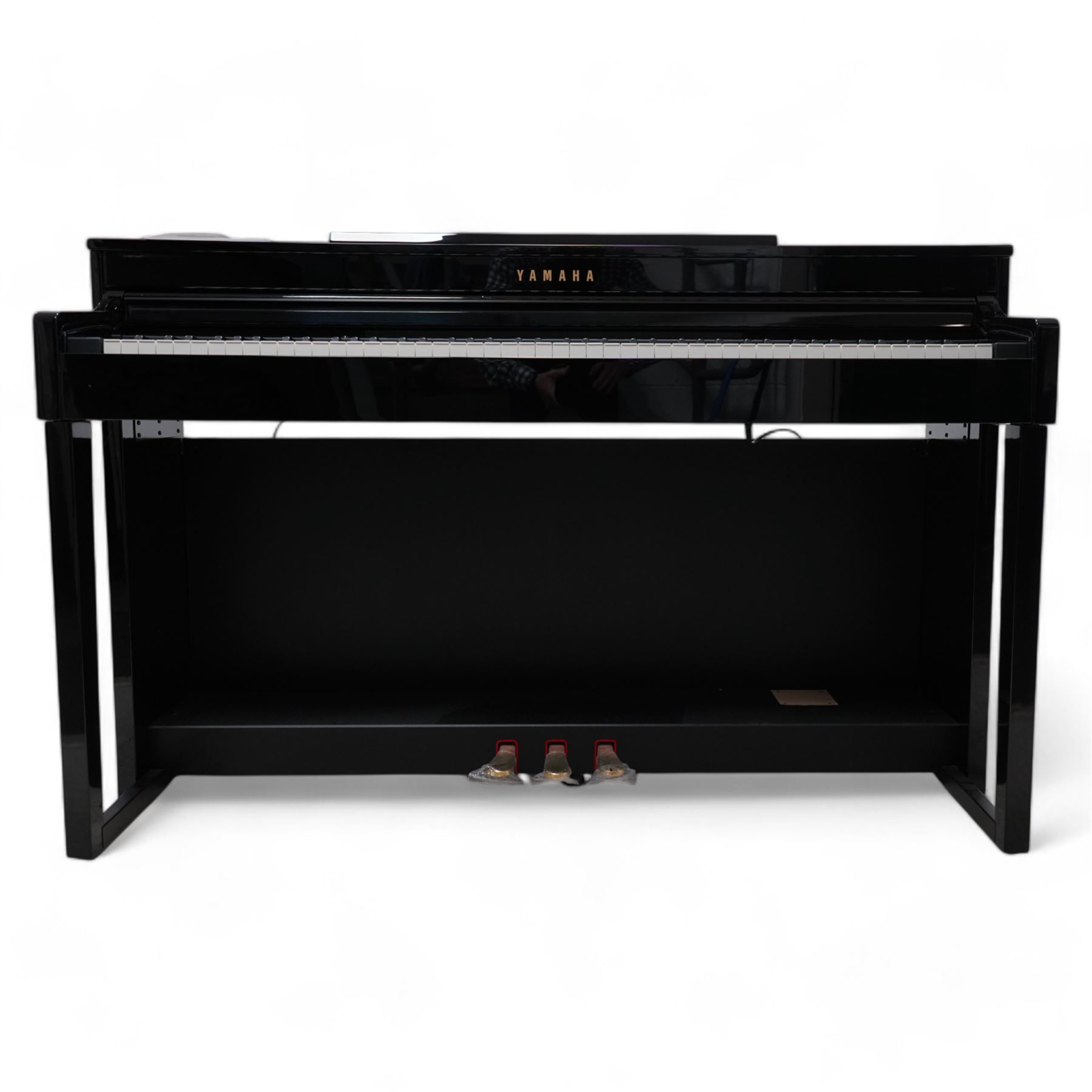 Yamaha - 'Clavinova' electric piano in black lacquered case, model number 'CLP-440' 