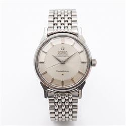 Omega Constellation gentleman's stainless steel automatic chronometer wristwatch, circa 19...