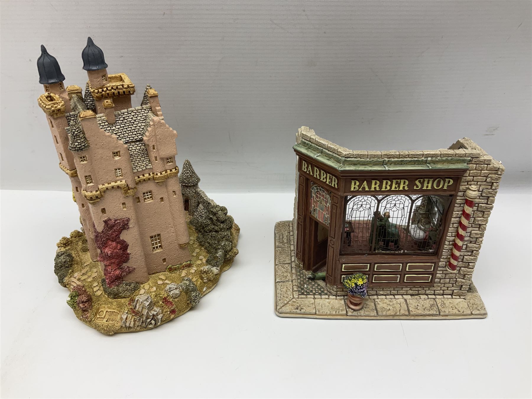 Ten Lilliput Lanes, to include Sleigh Bells, Short Back and Sides, Crook Hall Gardens, Loch Ness Lodge, Le Petit, etc, nine with original boxes  (10)