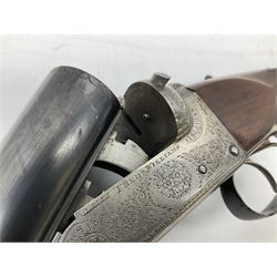 Fred Williams London & Birmingham 12-bore side-by-side double barrel box-lock non-ejector sporting gun with 2 1/2