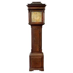 18th century c1760 oak cased George III 