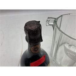 Moet and Chandon Petite Liquorelle glass ice bucket and small bottle of Moet, 10% vol 200ml, bucket H13cm