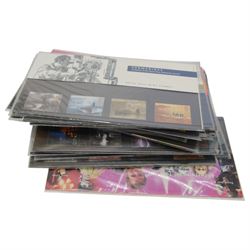 Queen Elizabeth II mint decimal stamps, mostly in presentation packs, face value of usable postage approximately 380 GBP