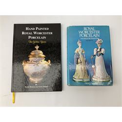 Group of Fine Art and Antique reference books, to include examples on Victorian painters, equestrian artists, Worcester porcelain, etc. 