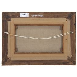 William Anslow Thornley (British fl.1858-1898): Sail and Steam 'Off Ramsgate', oil on canvas signed, faintly titled verso 24cm x 39cm 