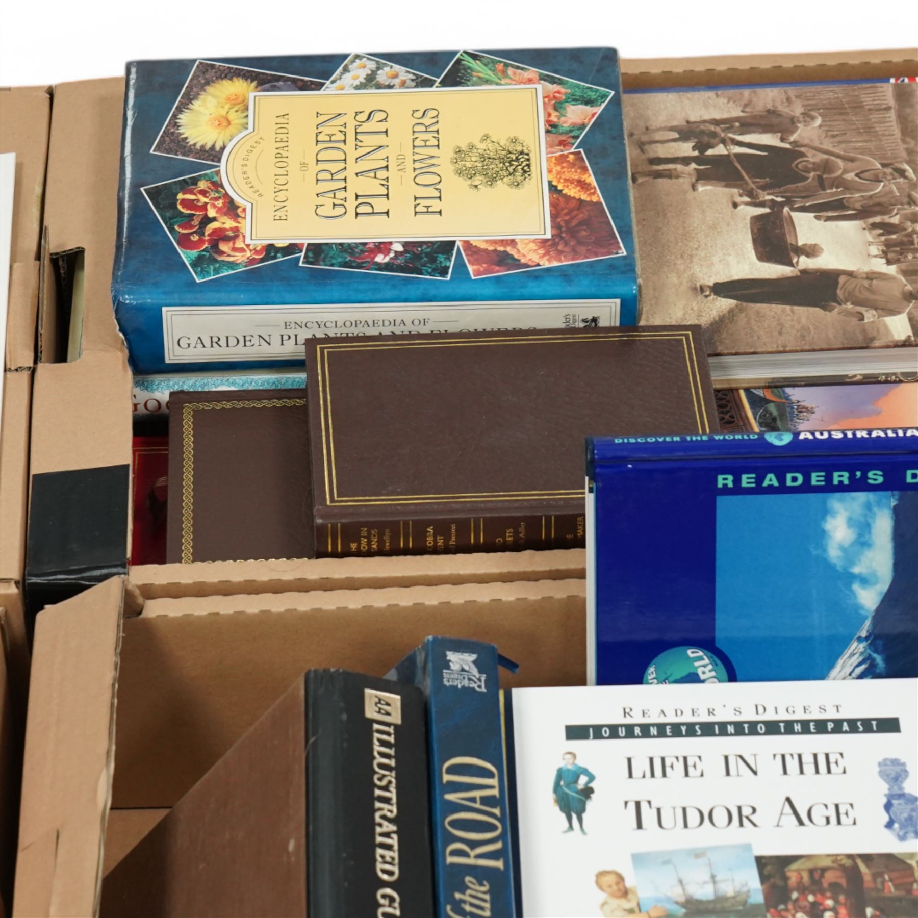 Large collection of prints, original oil of Chinese Junk ships, quantity of books, mainly historical and art related, two chess boards and figures, etc 