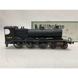 Millholme Models ‘00’ gauge - kit built GCR/LNER B5 Class 4-6-0 no.1686 steam locomotive and tender in LNER black; with original box 