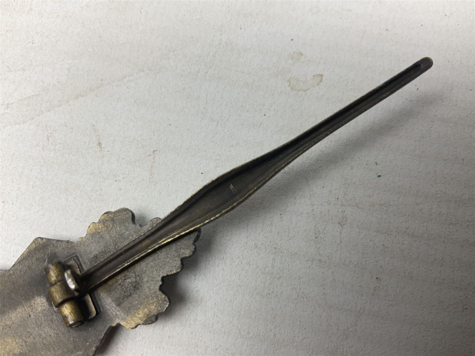 Three WW2 German badges - Close Combat Clasp; Army Flak badge; and Wound badge