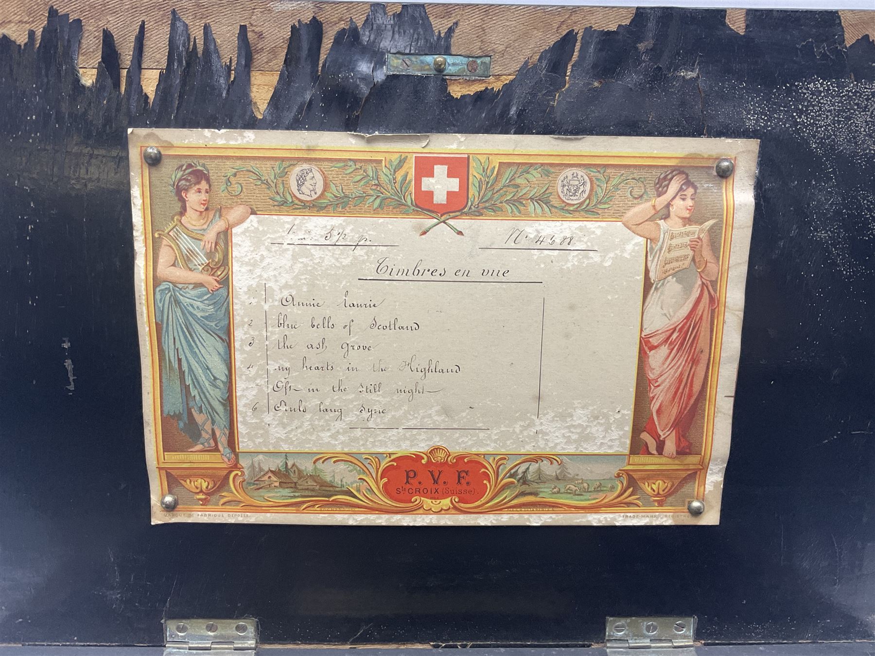 Swiss - Three 19th-century cylinder music boxes suitable for spares or repair.